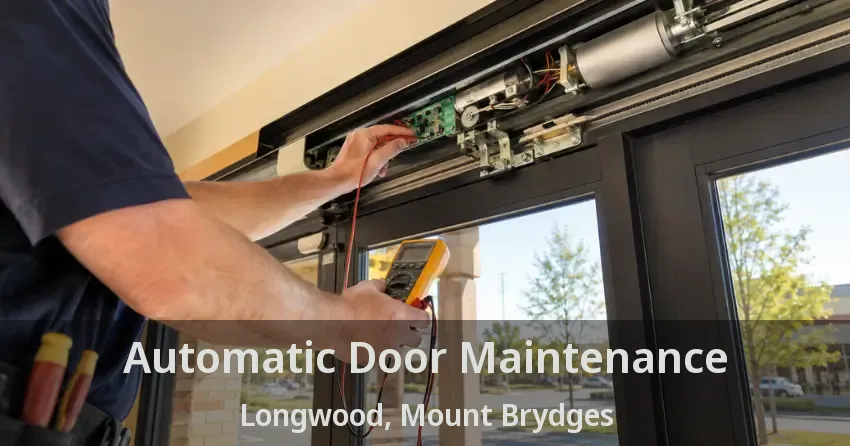 Automatic Door Maintenance Longwood, Mount Brydges - ON