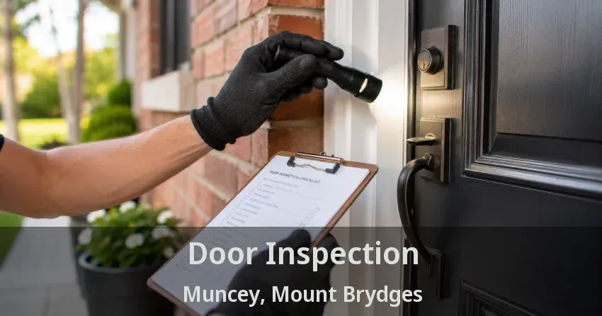 Door Inspection Muncey, Mount Brydges - ON