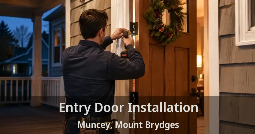 Entry Door Installation Muncey, Mount Brydges - ON