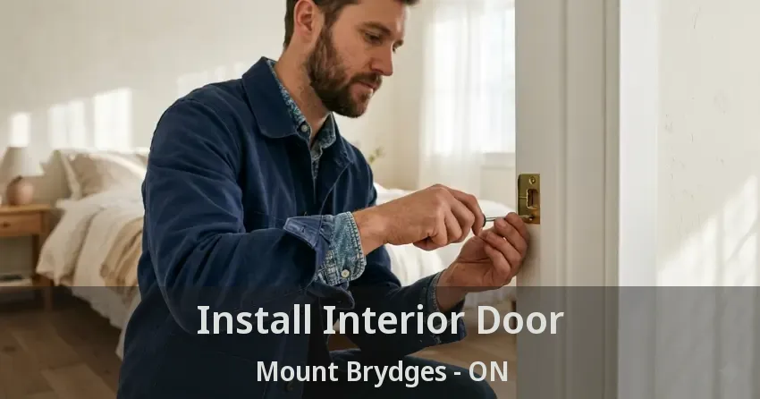 Install Interior Door Mount Brydges - ON