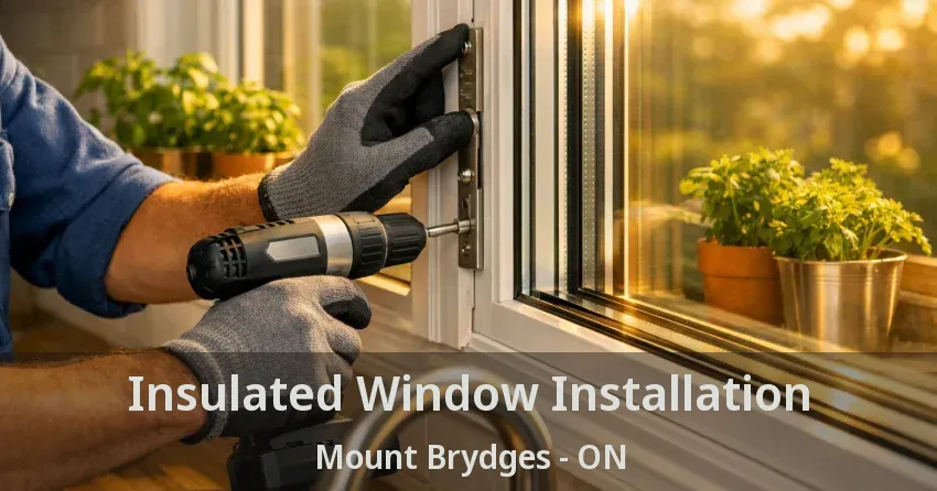 Insulated Window Installation Mount Brydges - ON