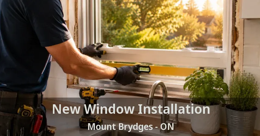 New Window Installation Mount Brydges - ON