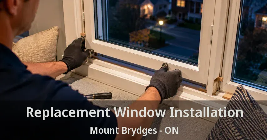 Replacement Window Installation Mount Brydges - ON