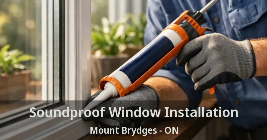 Soundproof Window Installation Mount Brydges - ON