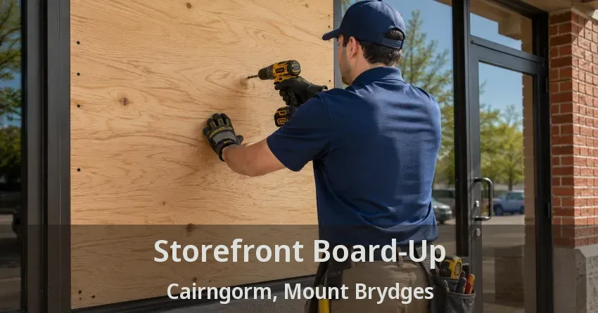 Storefront Board-Up Cairngorm, Mount Brydges - ON