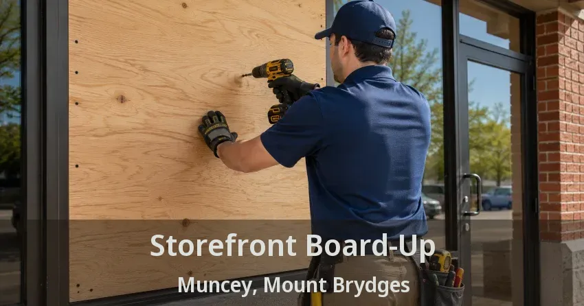 Storefront Board-Up Muncey, Mount Brydges - ON
