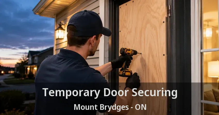 Temporary Door Securing Mount Brydges - ON