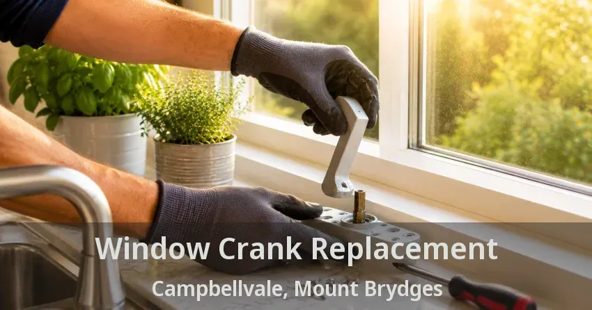 Window Crank Replacement Campbellvale, Mount Brydges - ON
