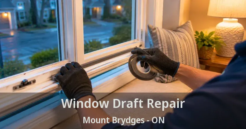 Window Draft Repair Mount Brydges - ON