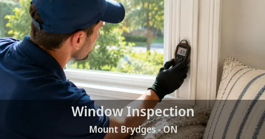 Window Inspection Mount Brydges - ON