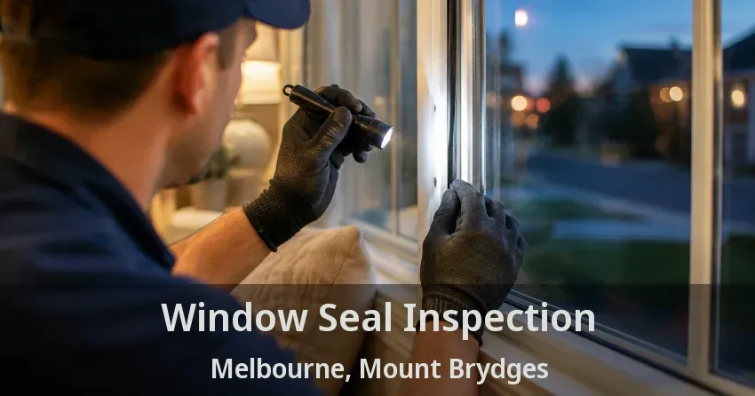 Window Seal Inspection Melbourne, Mount Brydges - ON