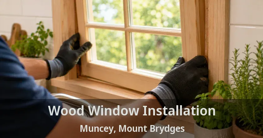 Wood Window Installation Muncey, Mount Brydges - ON