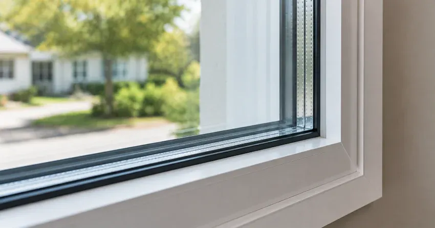 technician replacing window weatherstripping in Melbourne, Mount Brydges home